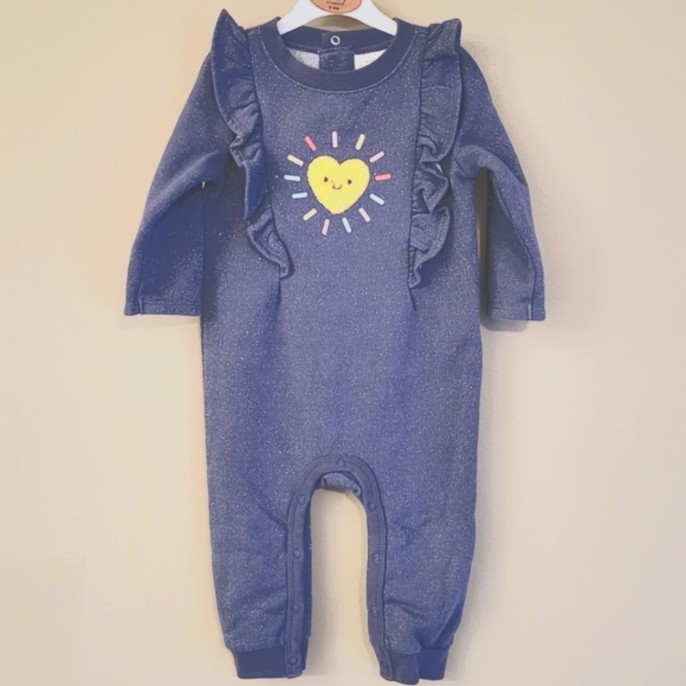 Cat & Jack one piece footless romper/footie